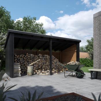 Nordic Multi havehus 9,5 m² - 2 moduler åben